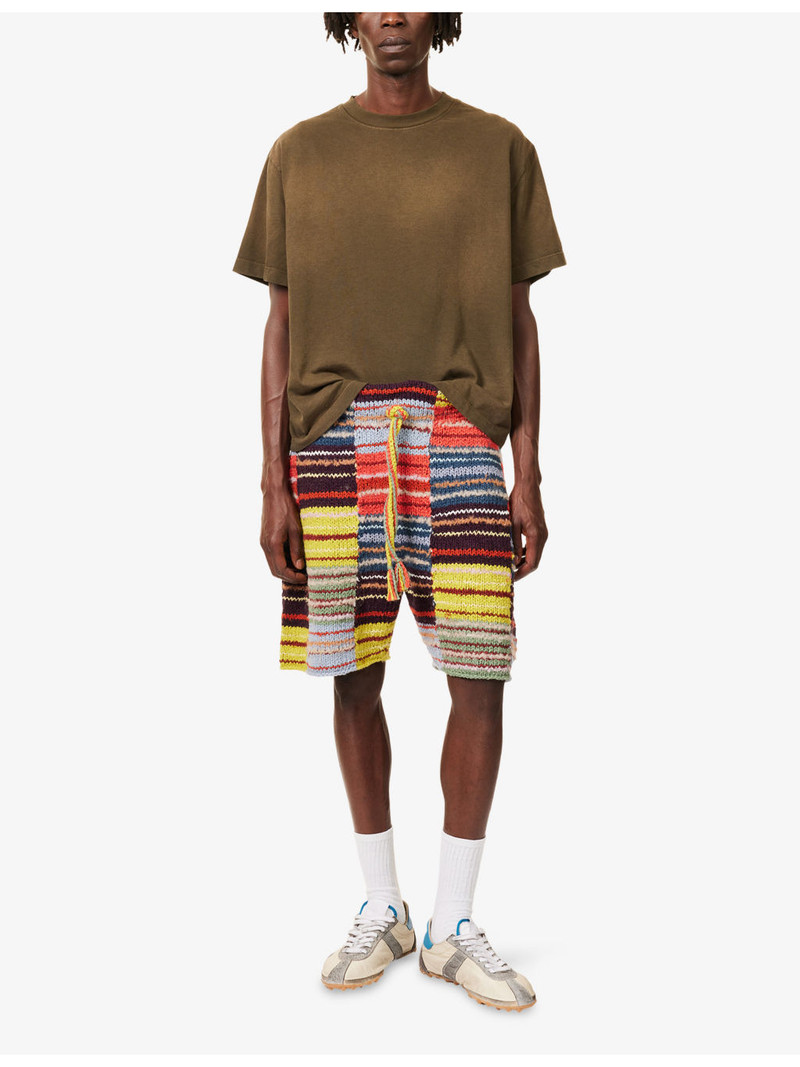 The Elder Statesman Oversized Sun-Bleached Cotton-Cashmere Blend T-Shirt outlook