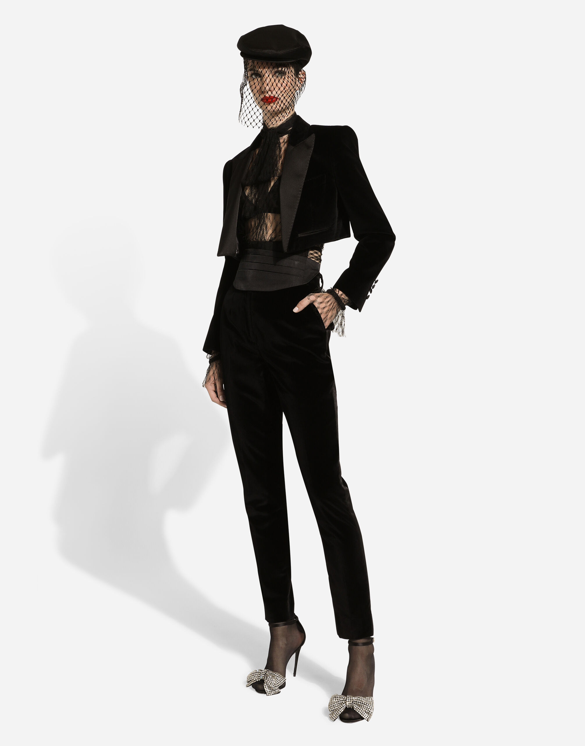 Velvet Spencer tuxedo jacket - 9