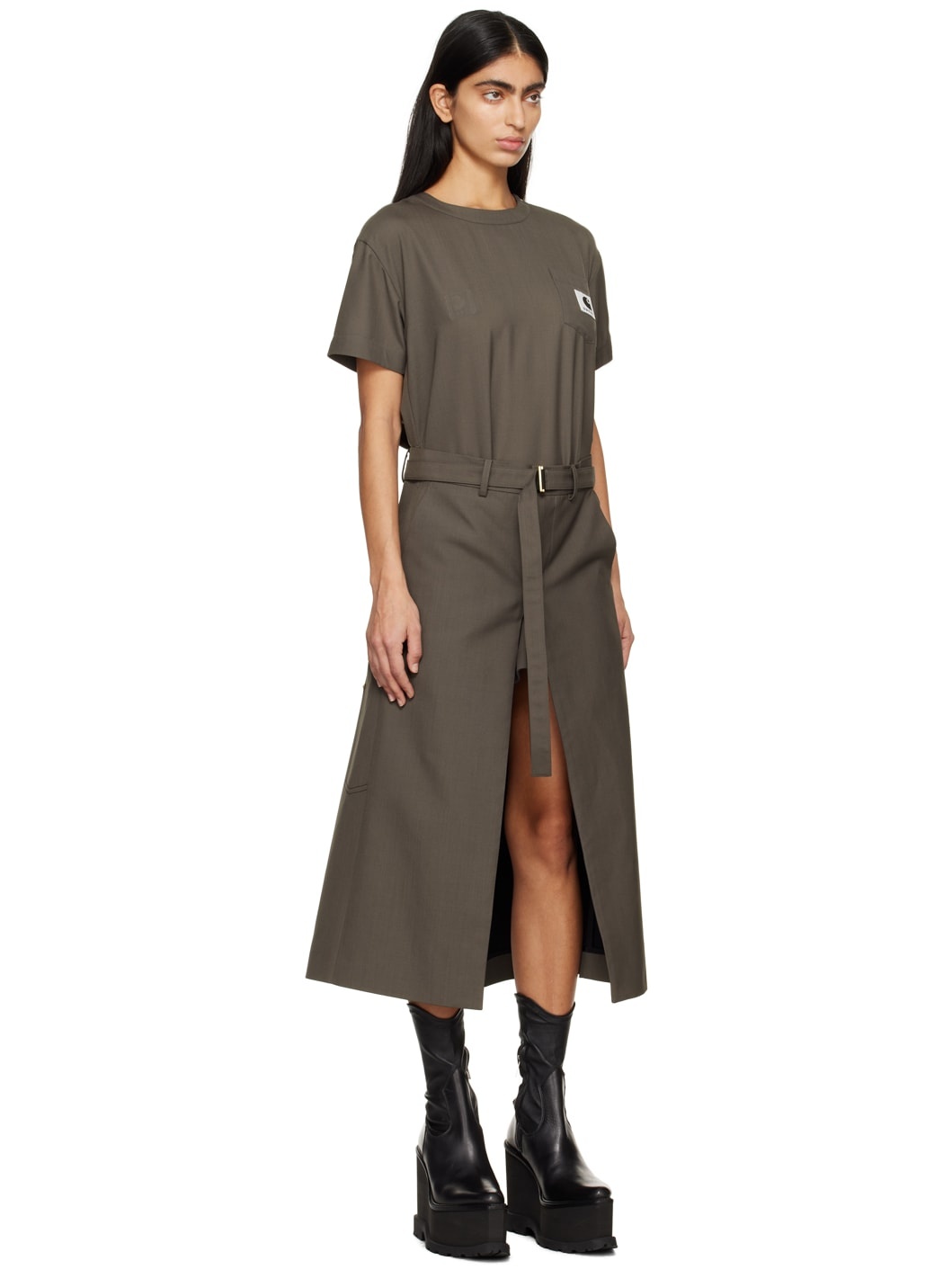 Taupe Carhartt WIP Edition Midi Dress - 2