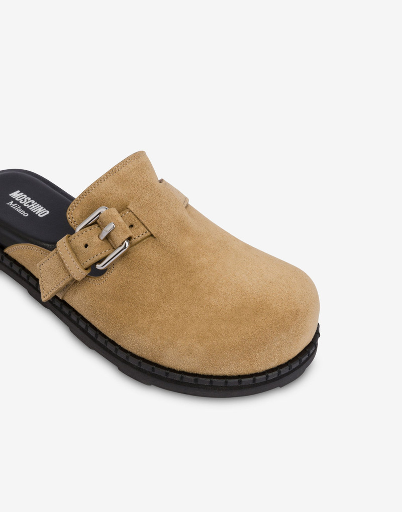 SUEDE MULES 3