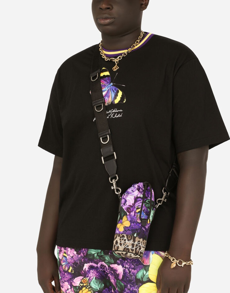 Dolce & Gabbana Butterfly-print water bottle cover outlook