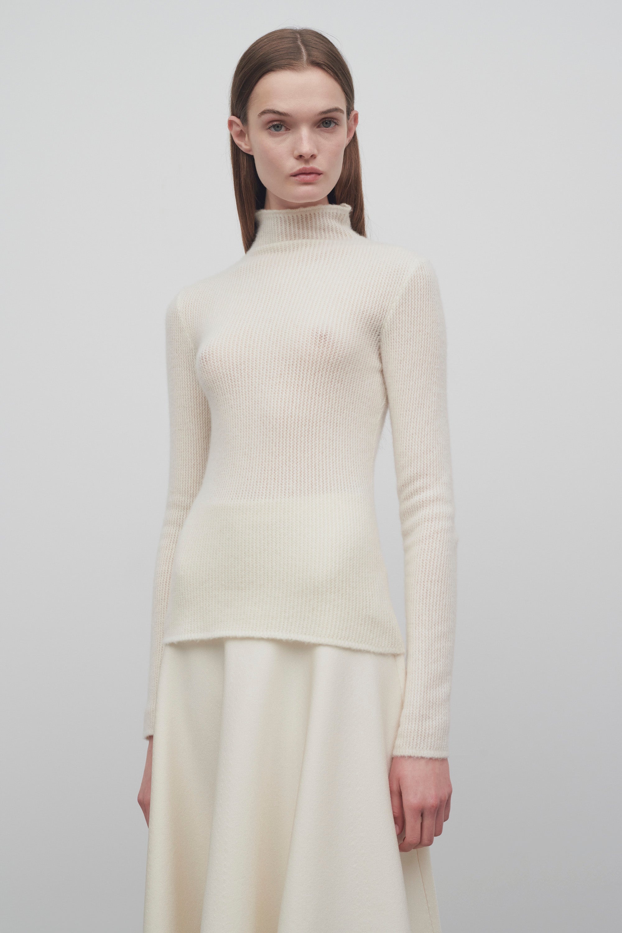 Hurly Turtleneck in Cashmere and Silk - 3