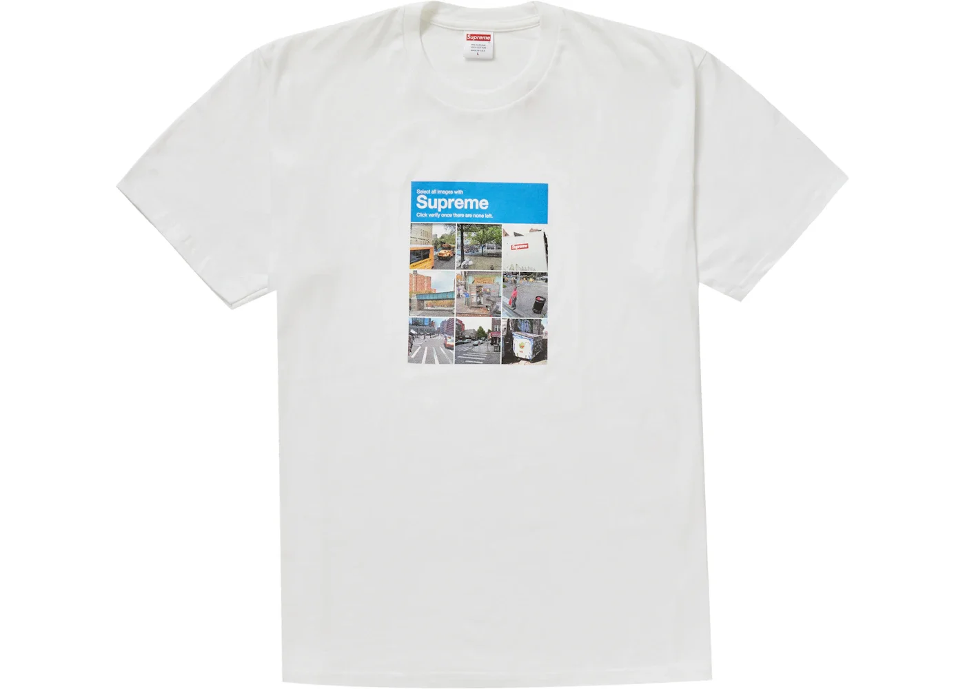 Supreme Verify Tee White - 1