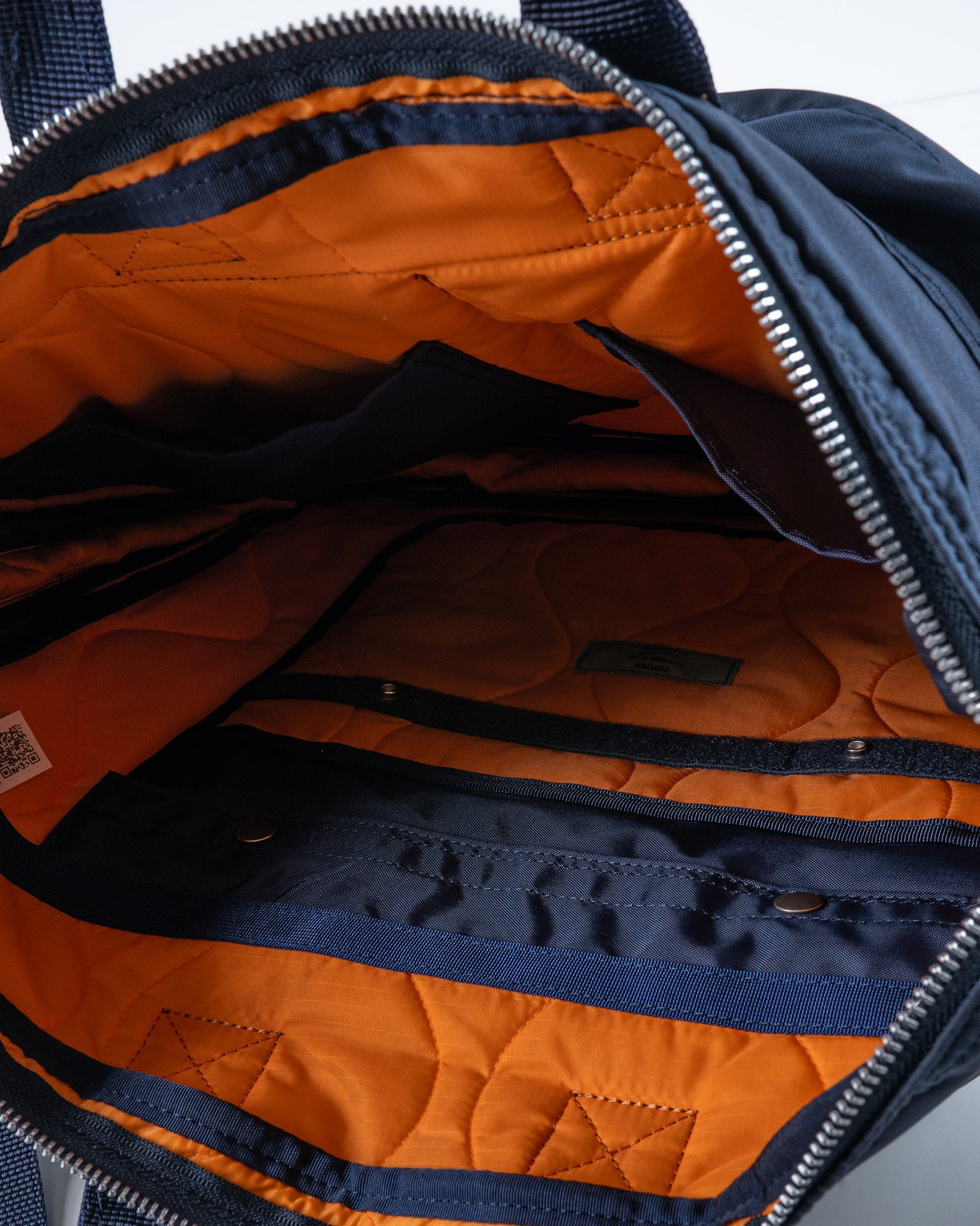 POR-FOR-HELS-NAV Porter - Yoshida & Co. - Force 2Way Helmet Bag (S) - Navy Blue - 9