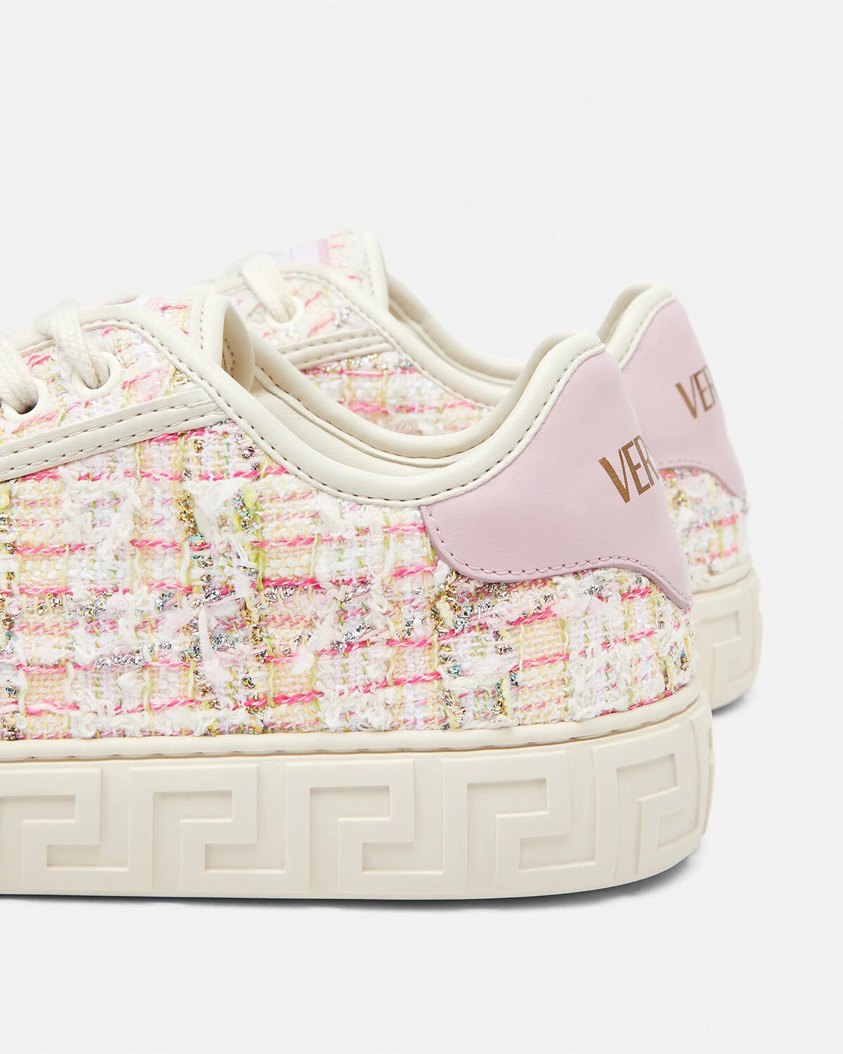 Lurex Tweed Greca Sneakers - 5