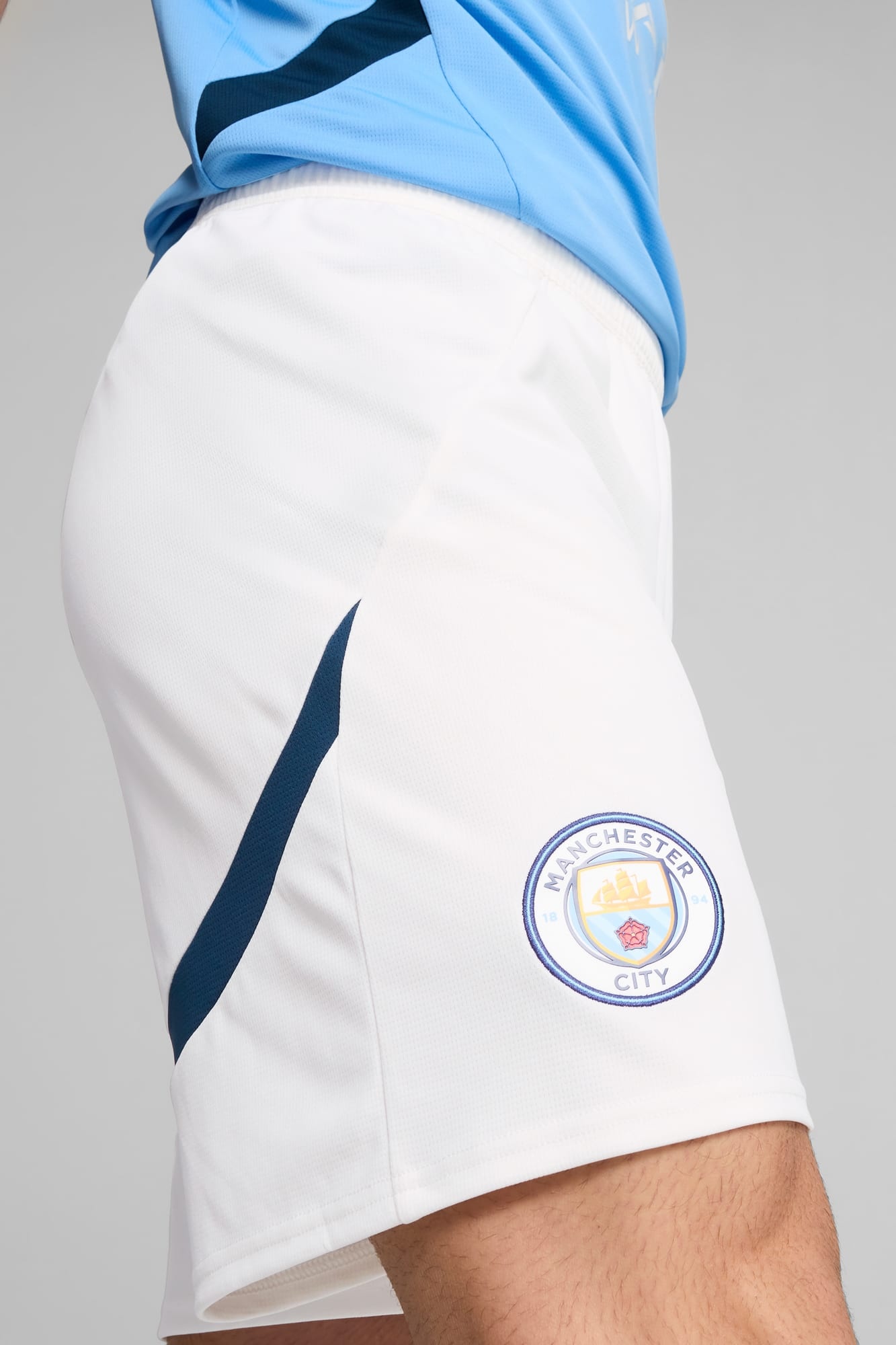 Manchester City 24/25 Men's Replica Soccer Shorts - 7