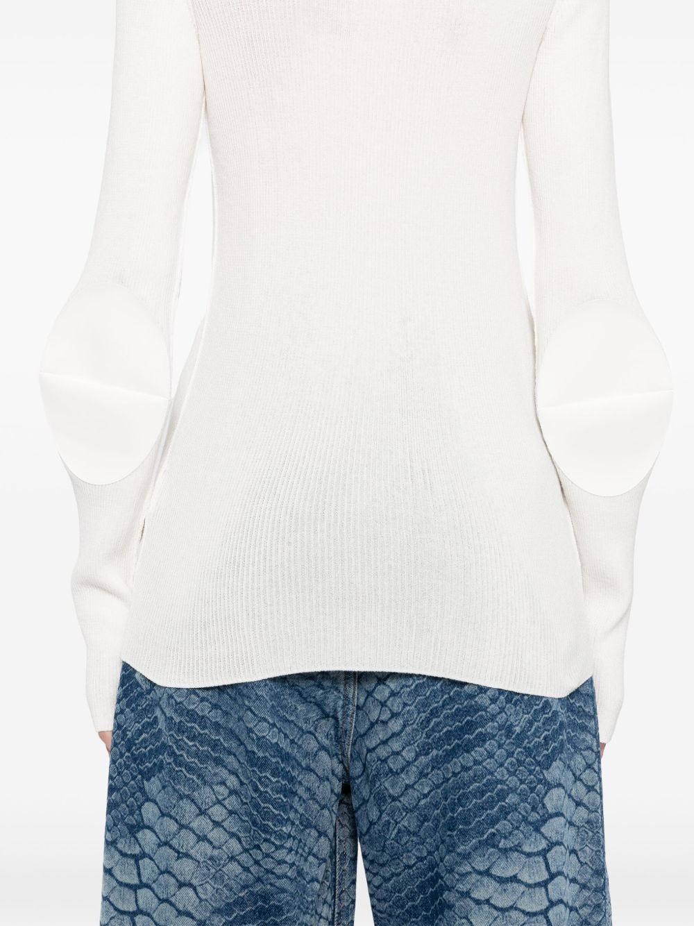 elbow-patches cardigan - 5