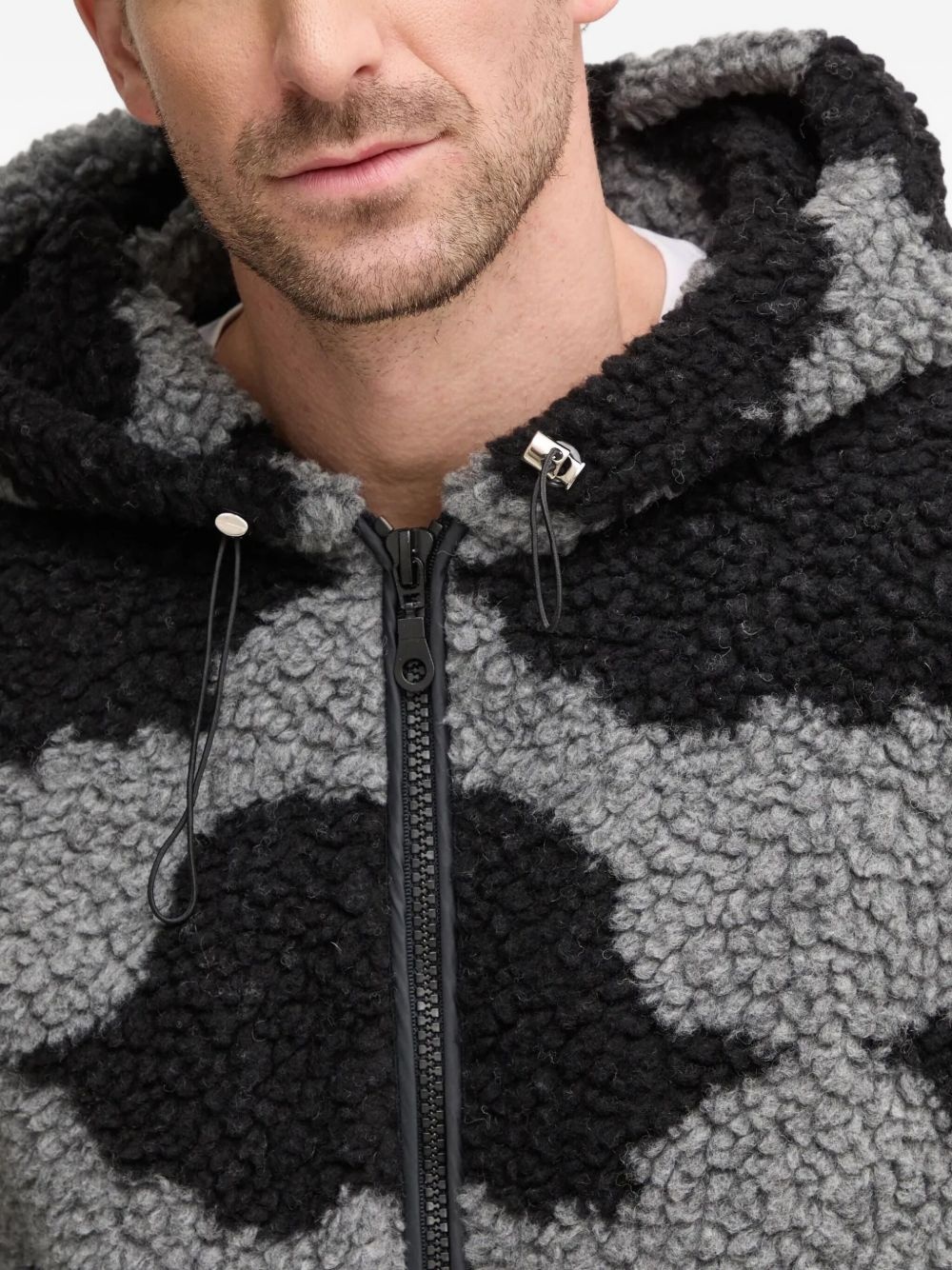 Angels hooded cloud-print jacket - 4