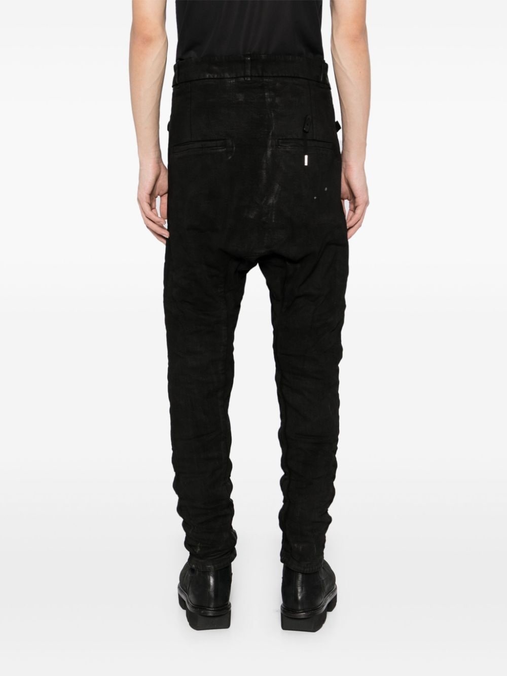 moulded drop-crotch jeans - 4