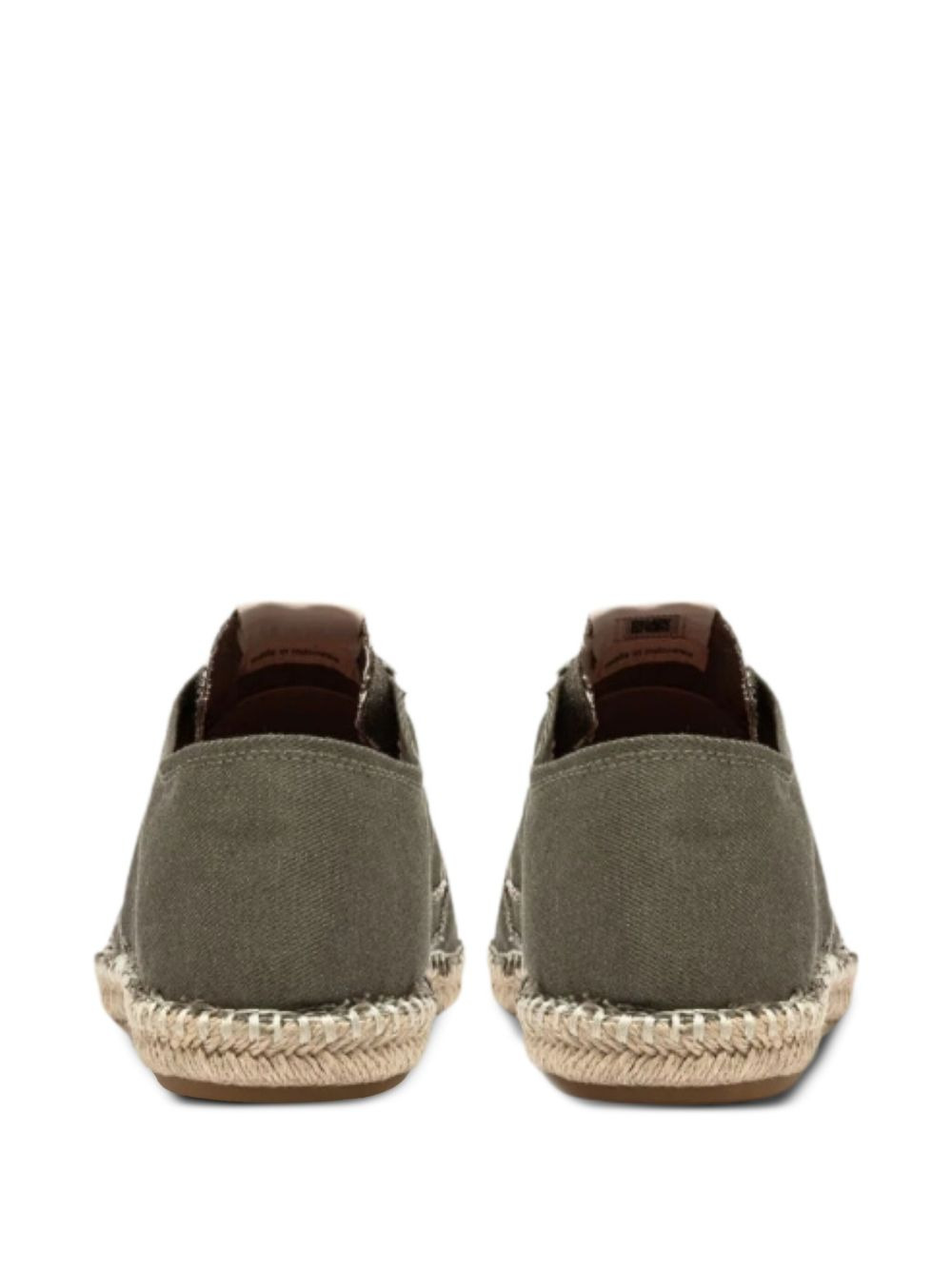 lace-up jute sneakers - 5