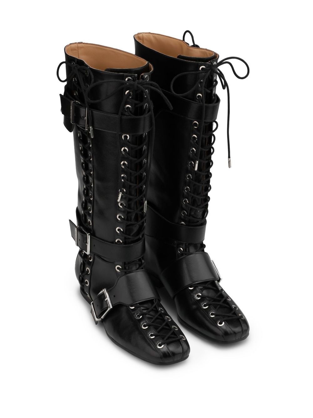 lace-up boots - 2