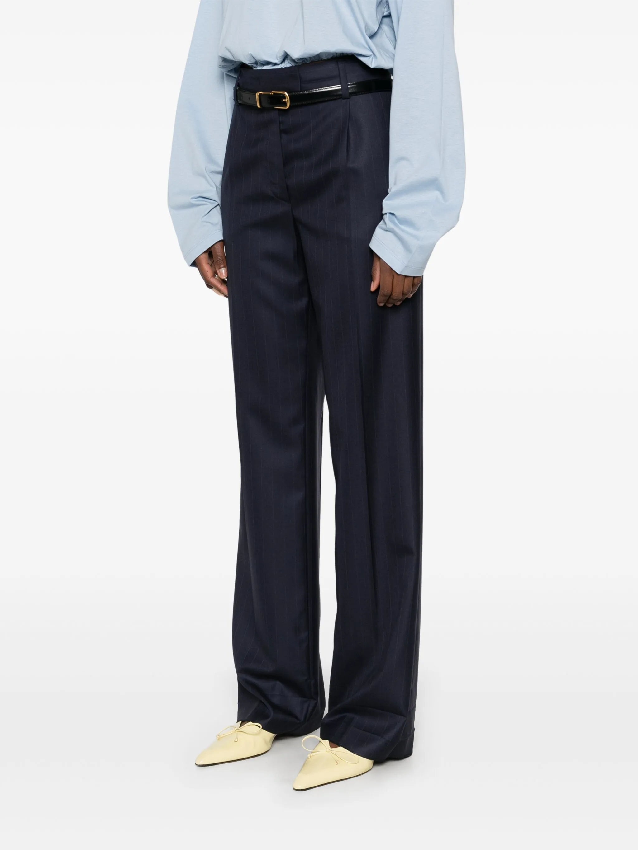 Pinstripe Trousers - 3