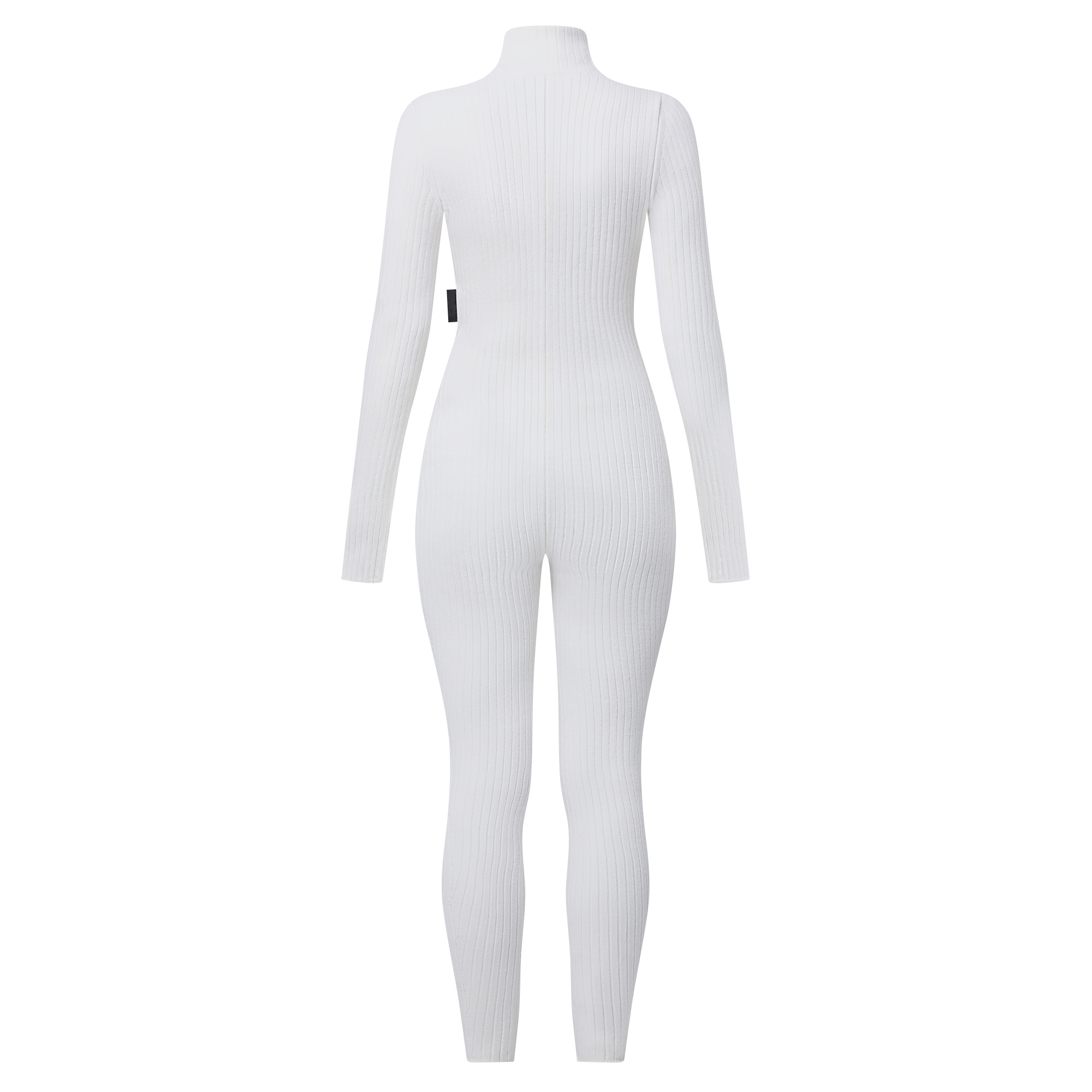 Ribbed Knit Long-Sleeved Bodysuit - 2