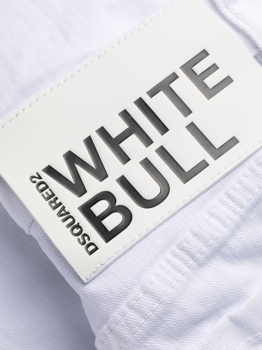 White Bull cropped jeans - 6
