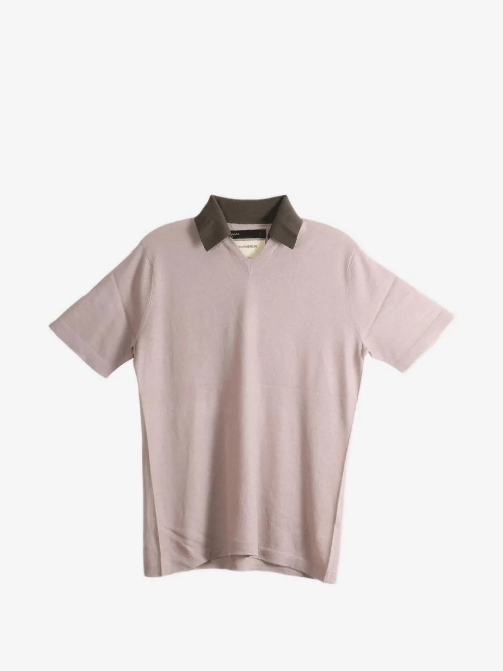 V-neck polo shirt - 1