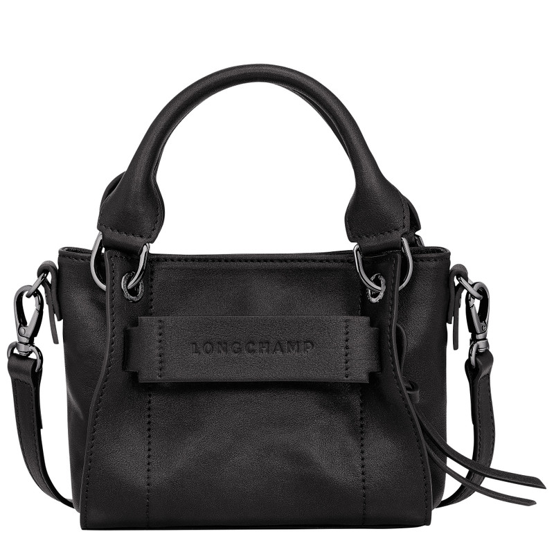 Longchamp 3D XS Handbag Black - Leather 1