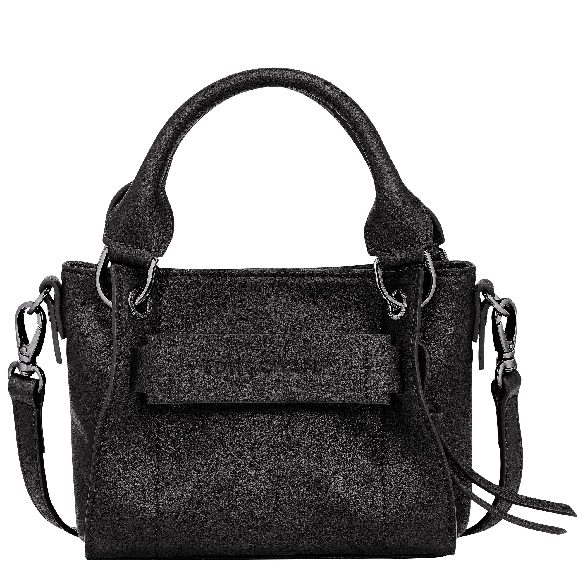 Longchamp 3D XS Handbag Black - Leather - 1
