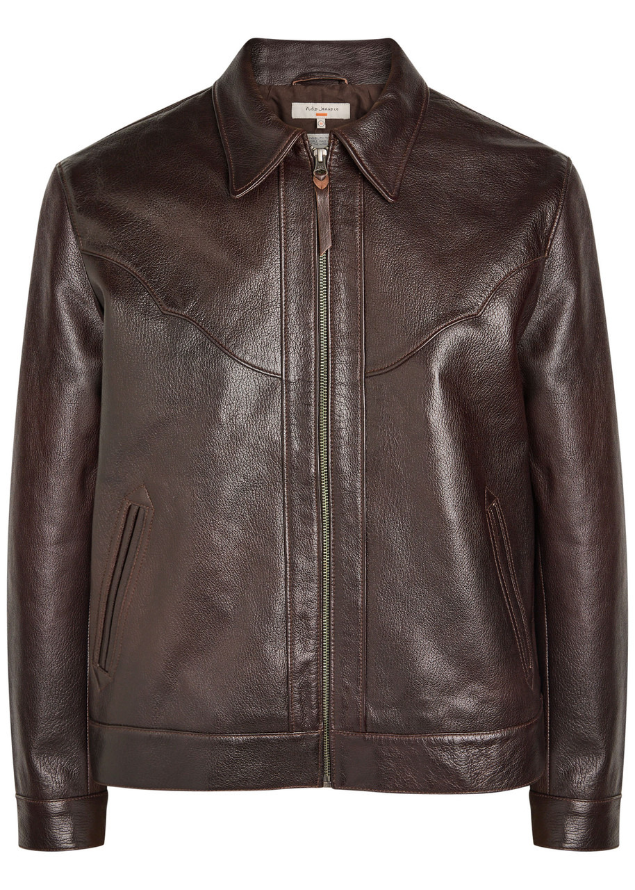 Nudie Jeans Joppe Western Leather Jacket - 1