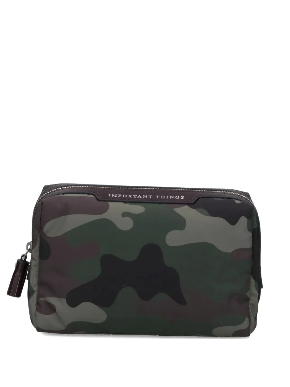 camouflage zip clutch bag - 1