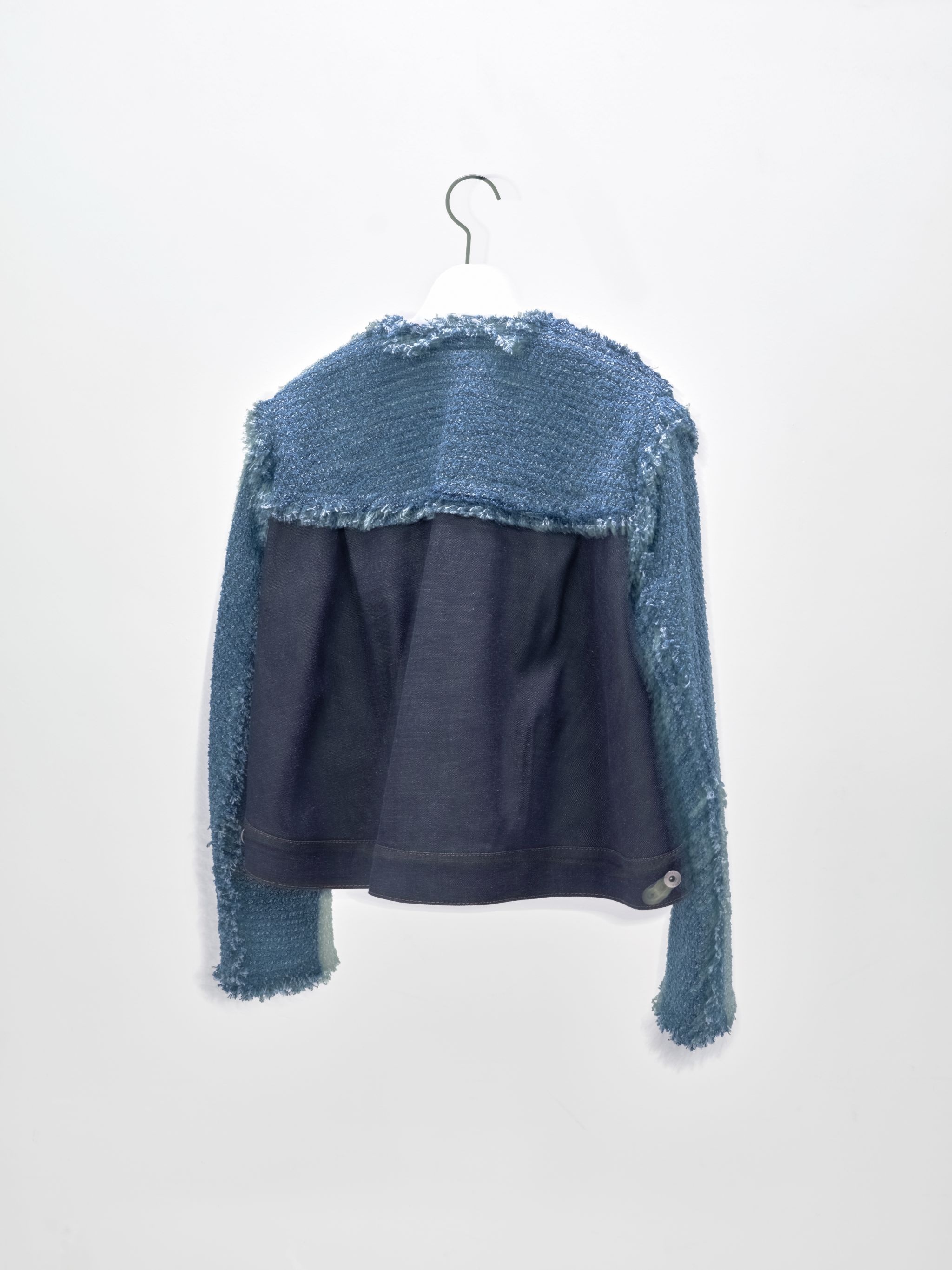 新作【SACAI】Punched Denim Jacket Sacai Punching Denim Jacket | Saks Fifth Avenue