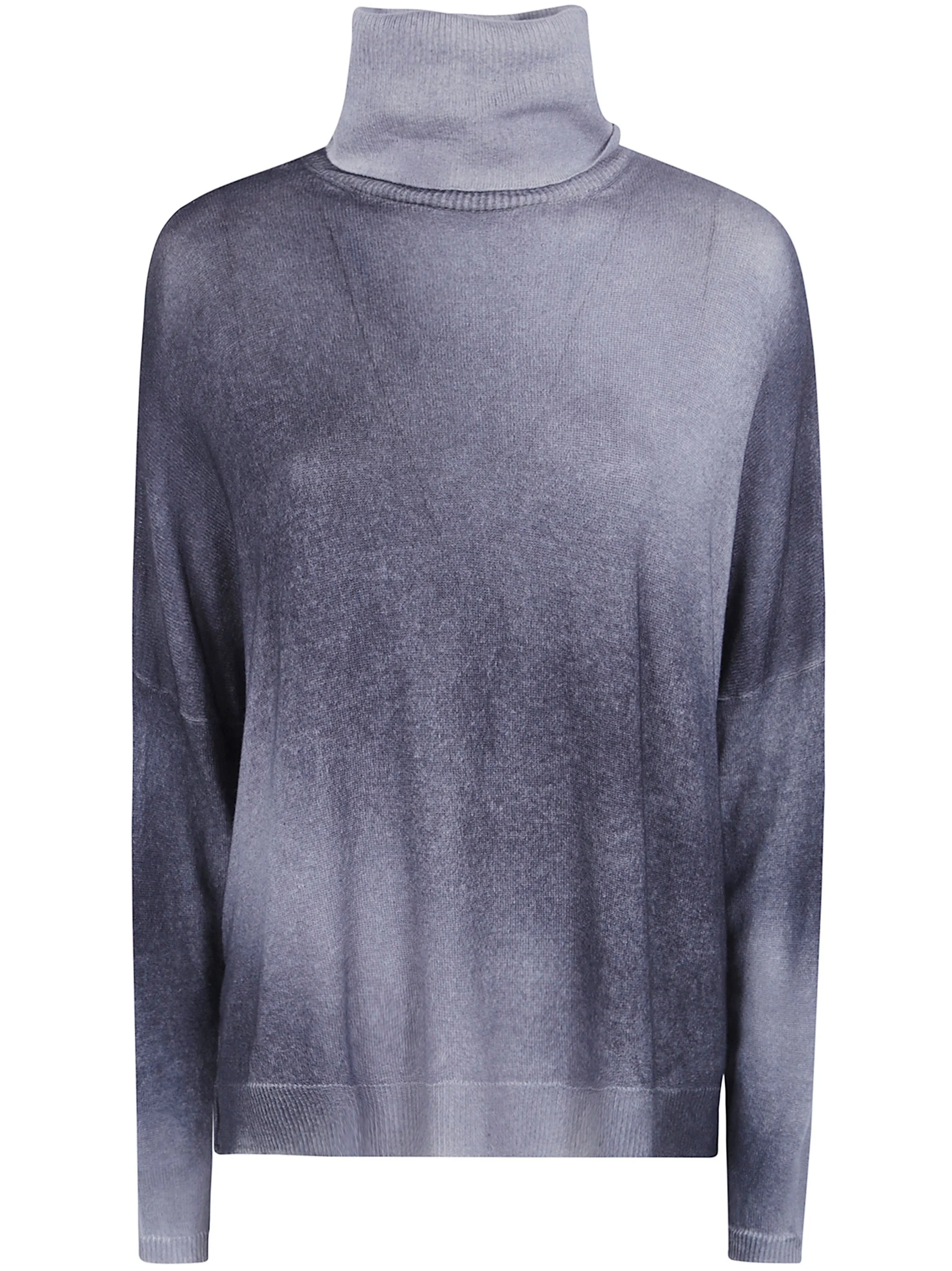 Sweater High Neck Oversize Pullover - 1