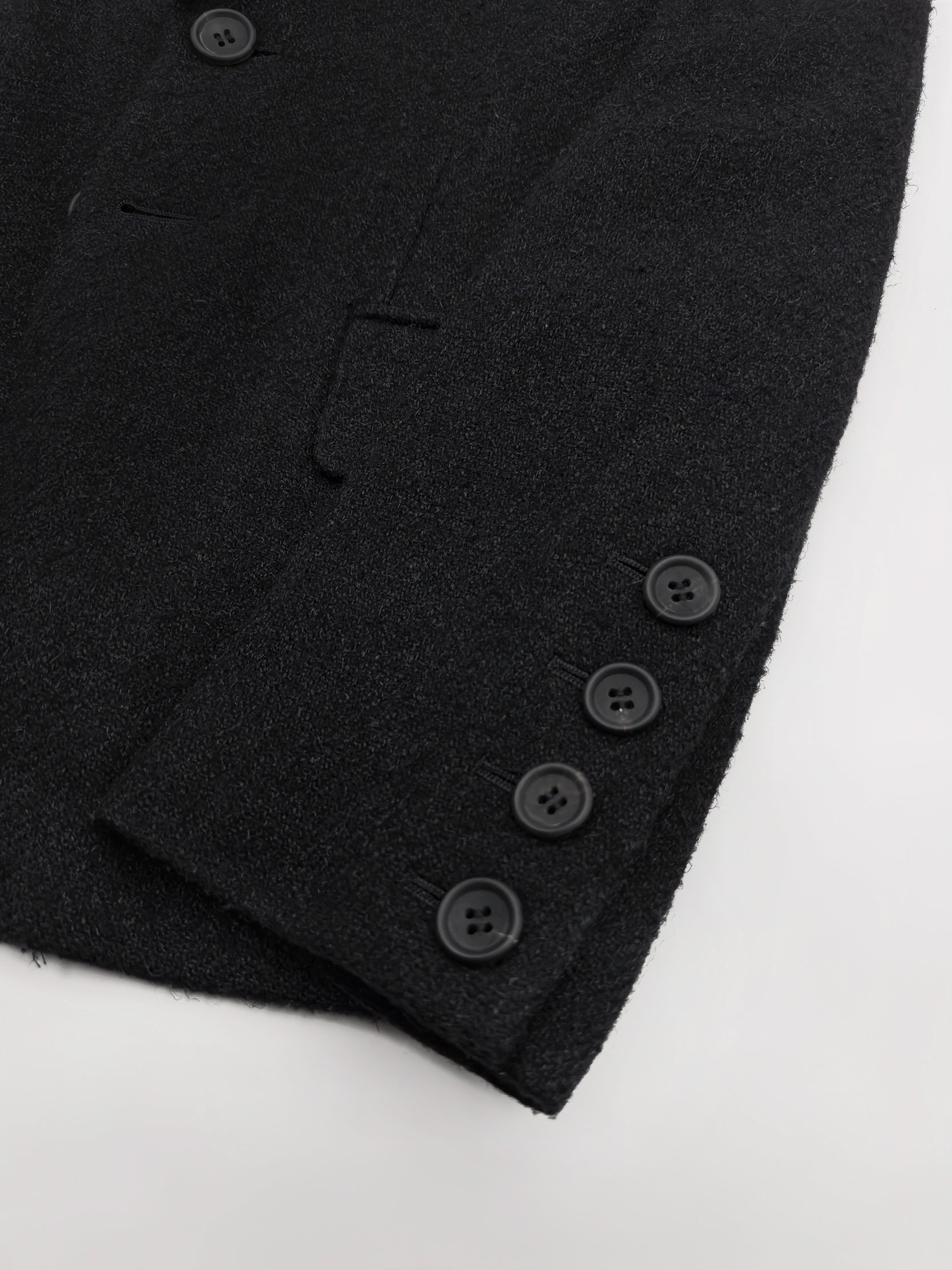 Junya Watanabe Fall 2002 Black Wool Tweed Blazer M - 7