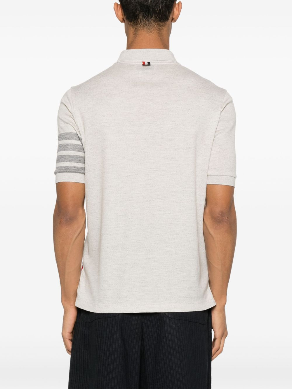 4-Bar wool polo shirt - 3