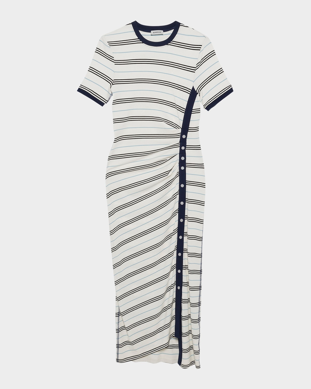 Shanna Short-Sleeve Midi Dress - 1