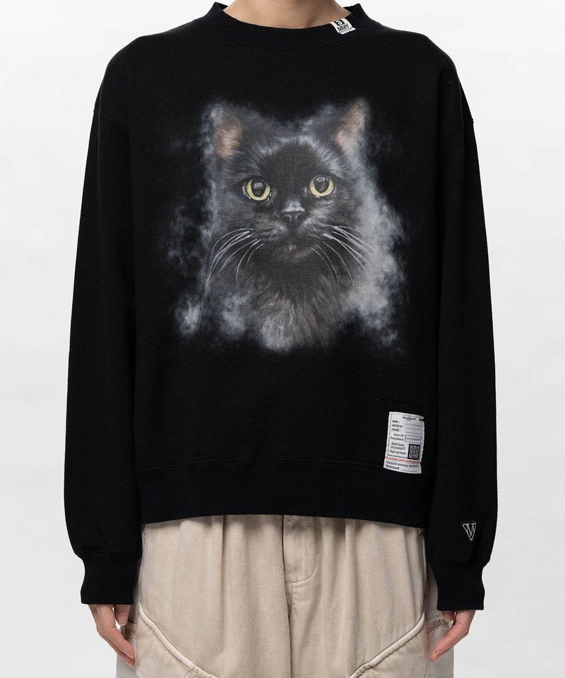 Cat Printed Sweatshirt 15