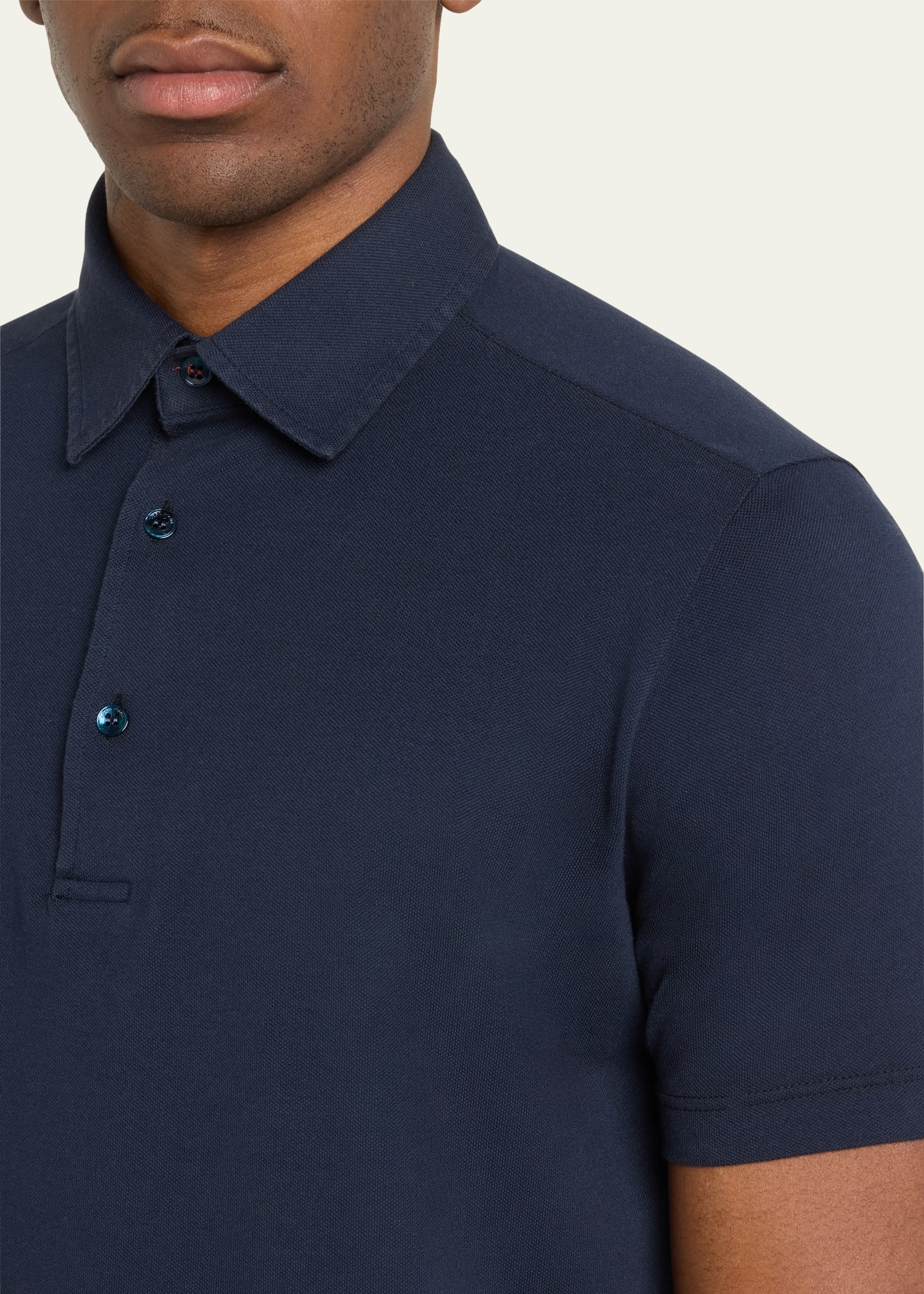 Men's Cotton Pique Polo Shirt - 5
