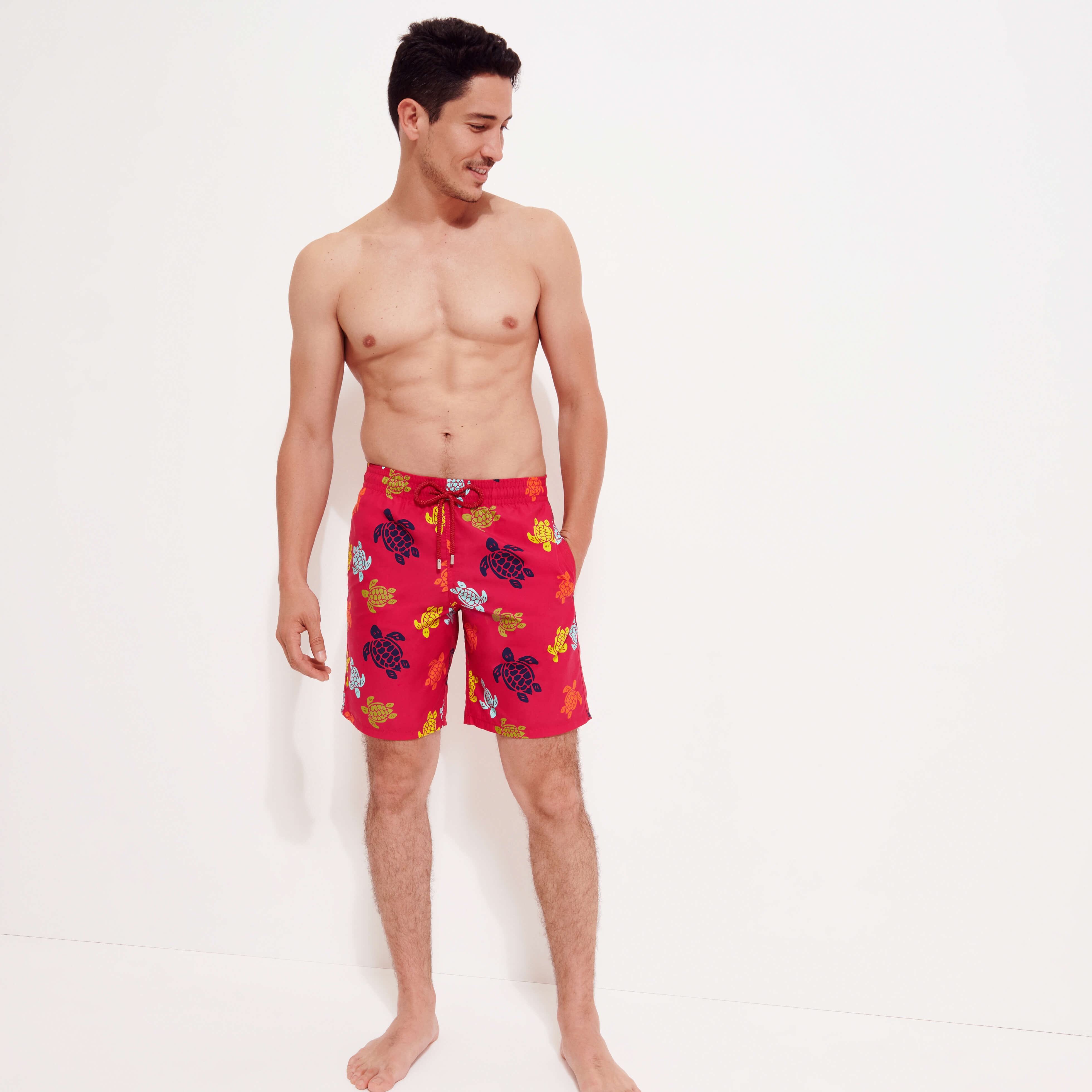 Men Long Swim Trunks Ronde Des Tortues - 8