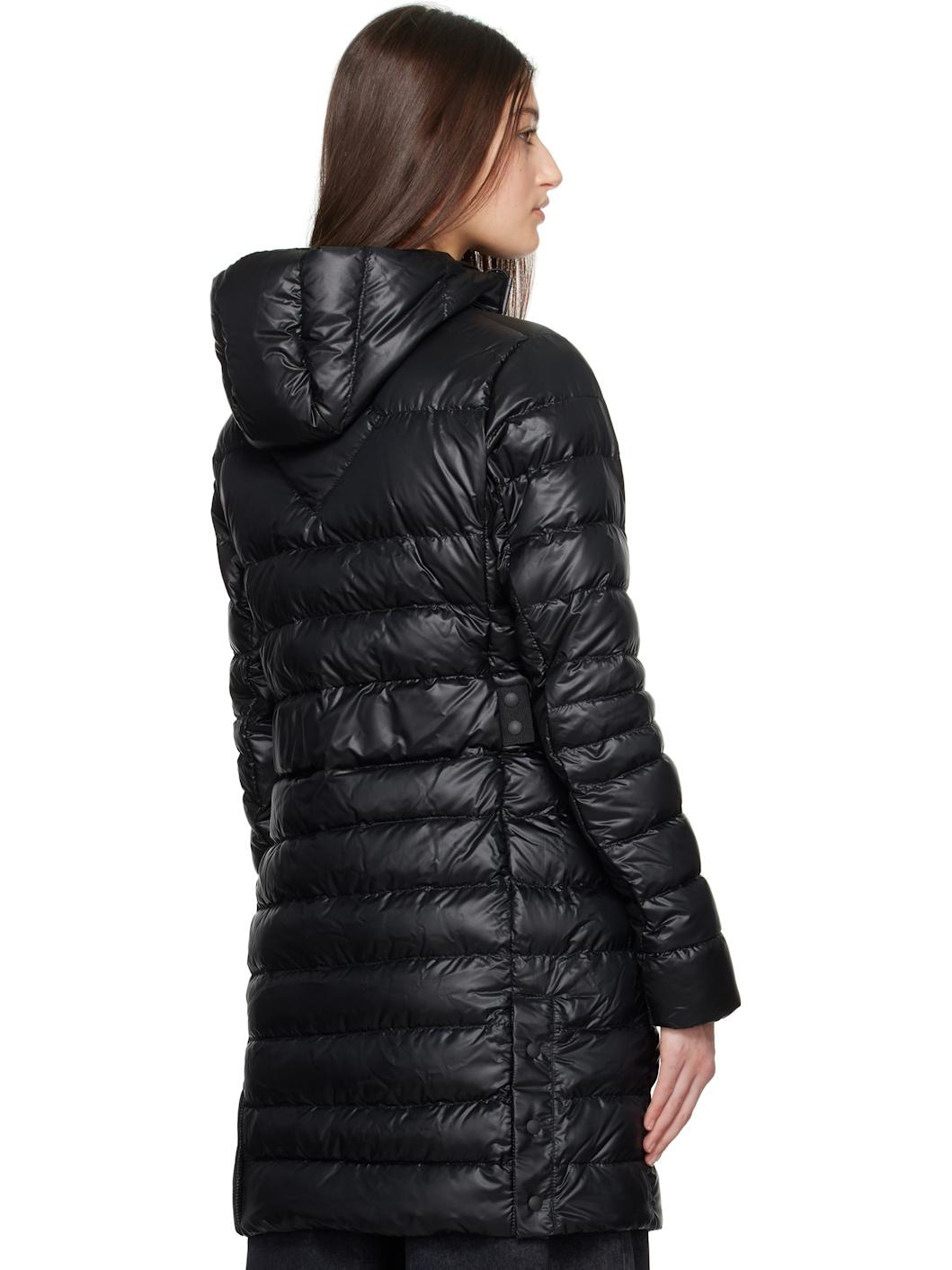Black Cypress Hooded Down Jacket - 3