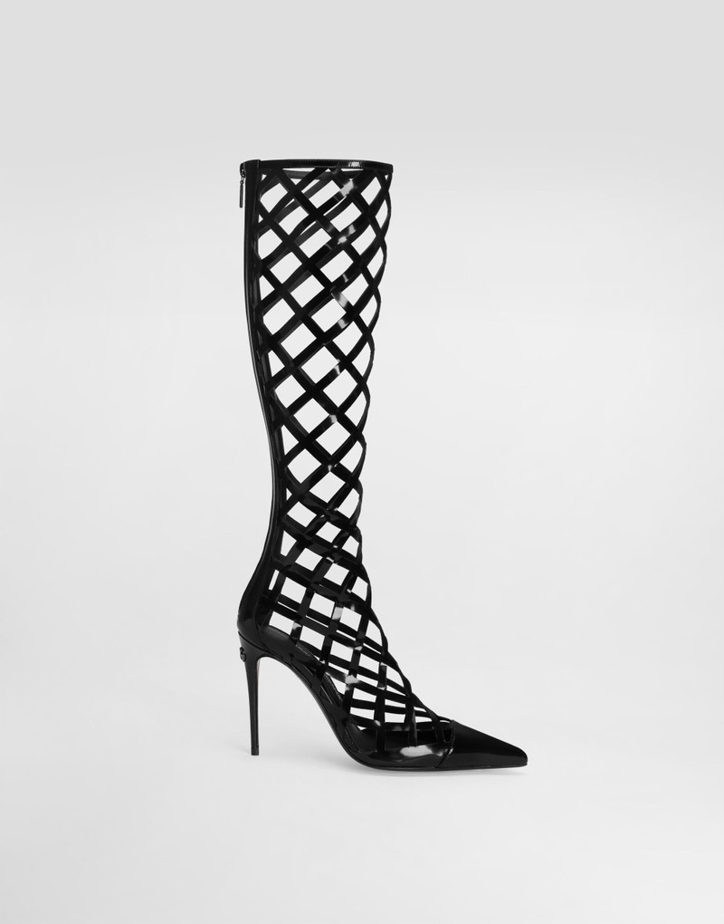 Polished calfskin boots 1