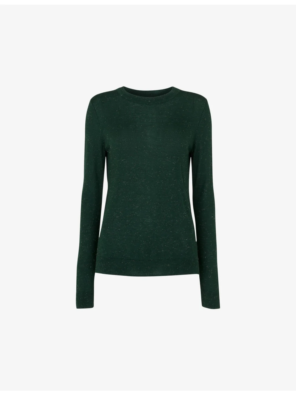 Annie crew-neck sparkle-knit jumper - 1