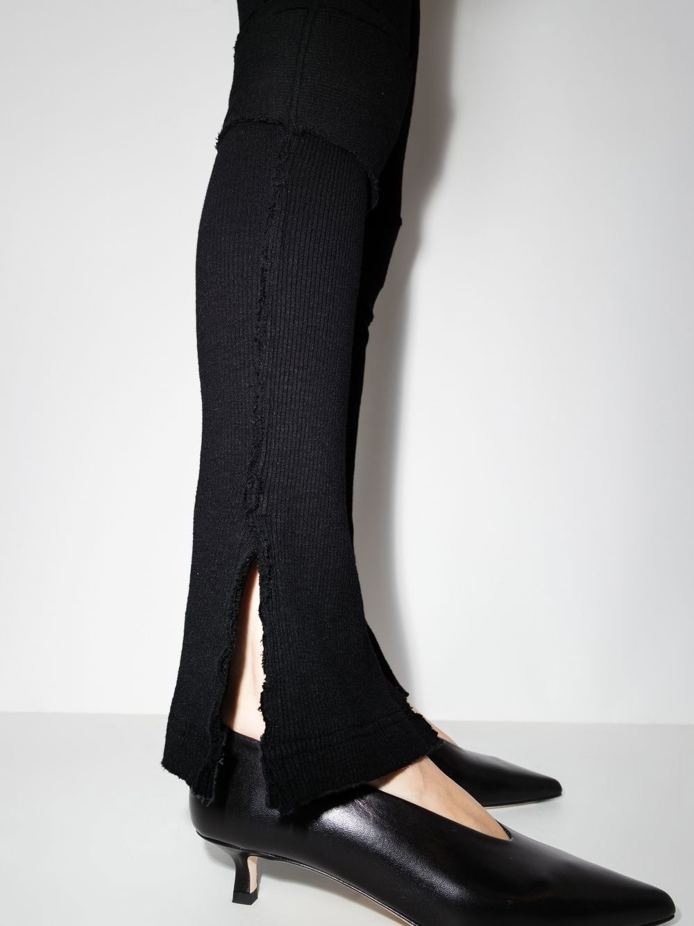 Warm Up knitted flared trousers - 4