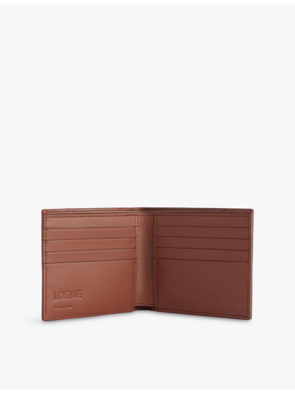 Puzzle Edge Bifold Leather Wallet - 4