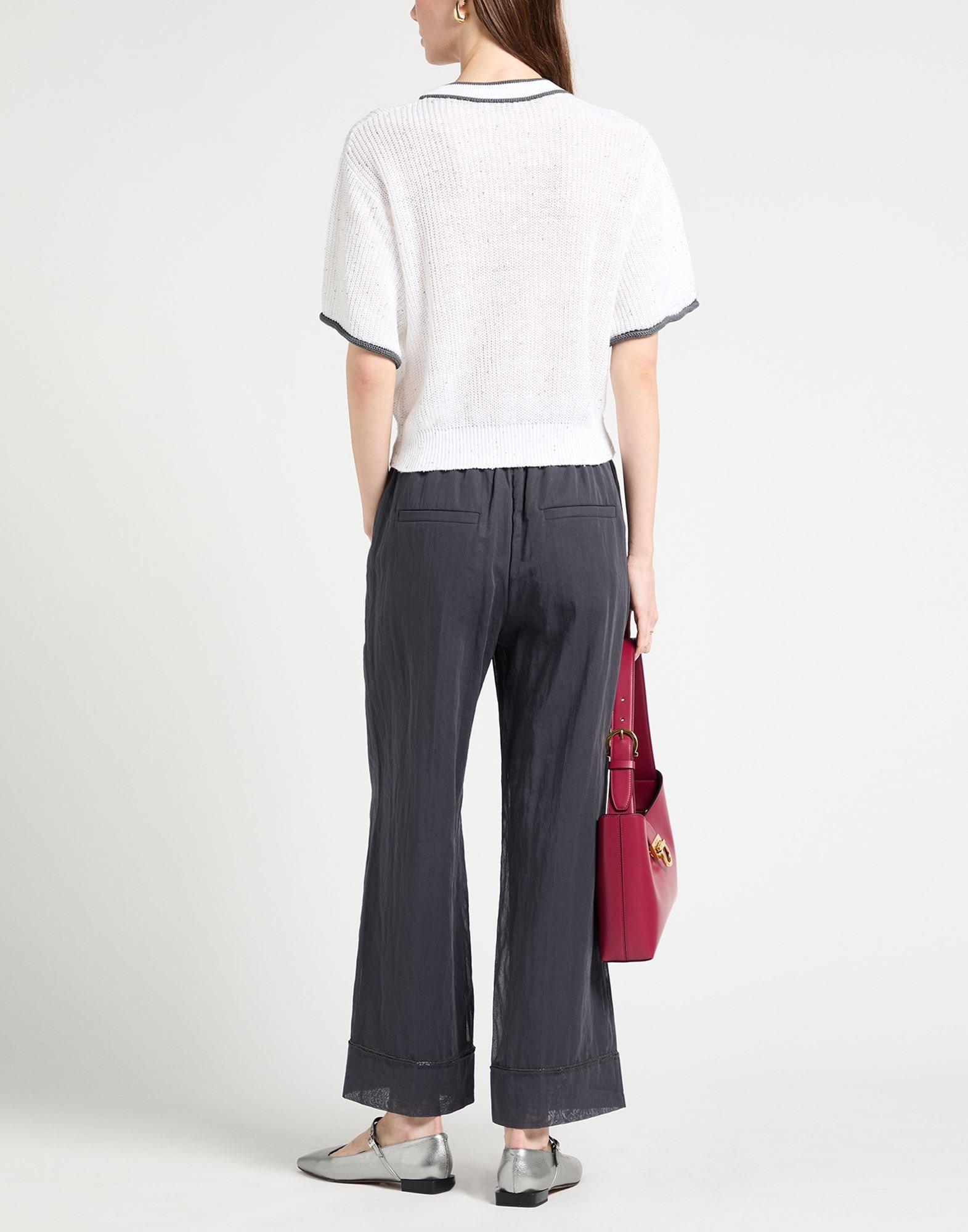 Charcoal Women's Casual Pants - 4