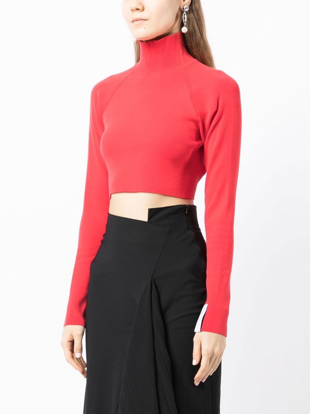 open back knitted top - 3