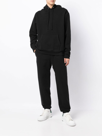 Suicoke logo-print cotton hoodie outlook