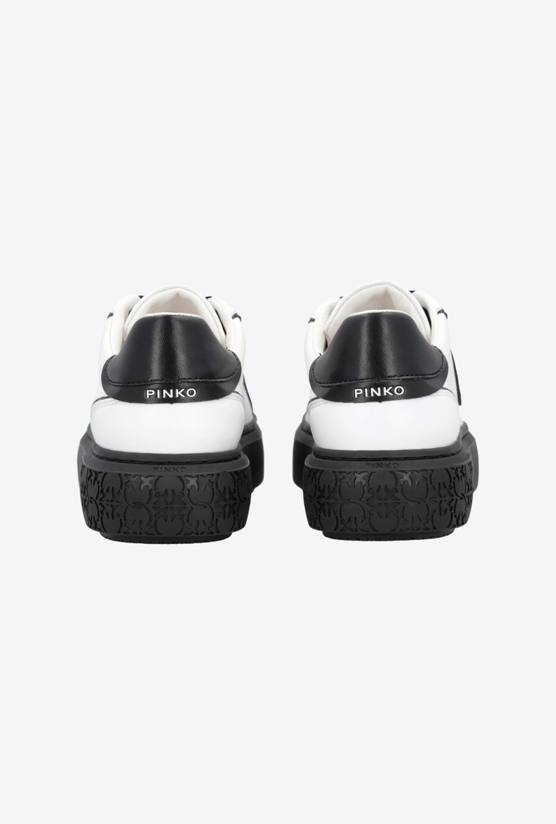 LEATHER SNEAKERS WITH CONTRASTING DETAILS 7