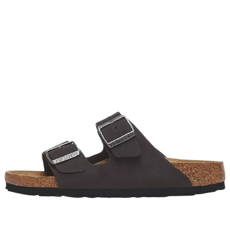 Birkenstock Arizona Soft Footbed Nubuck Leather 'Black' 1019035 1