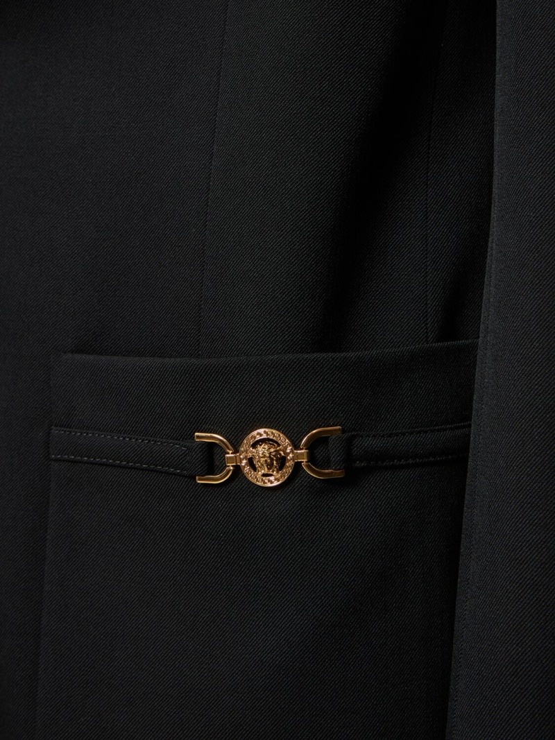 ジャケット Versace Informal Jacket Responsible Stretch Wool Grain De VERSACE Informal stretch wool jacket | luisaviaroma | REVERSIBLE