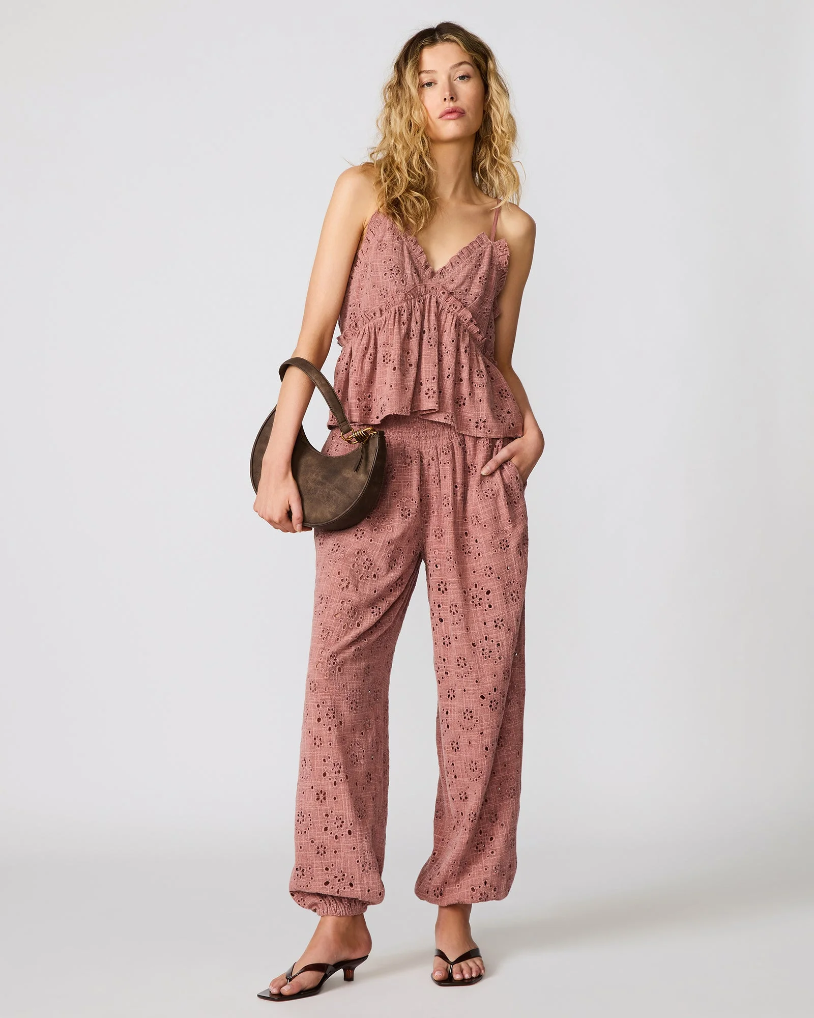 BRYNA TOP BURNT CORAL - 1