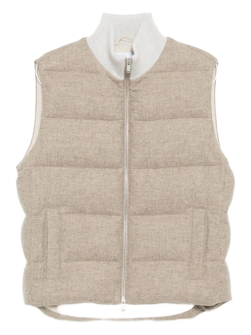 sleeveless down jacket - 1