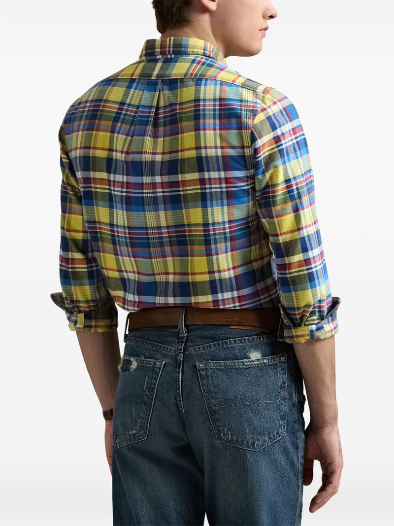 plaid long-sleeved shirt 4