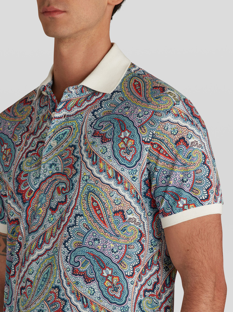 Etro PAISLEY PRINT POLO SHIRT outlook