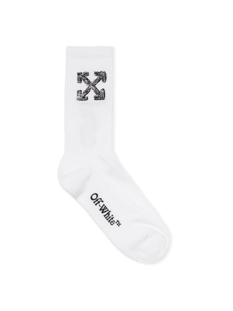 Arrow Scribble Mid Socks 1