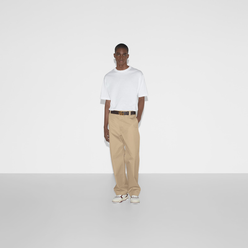 GUCCI Cotton jersey T-shirt with embroidery outlook