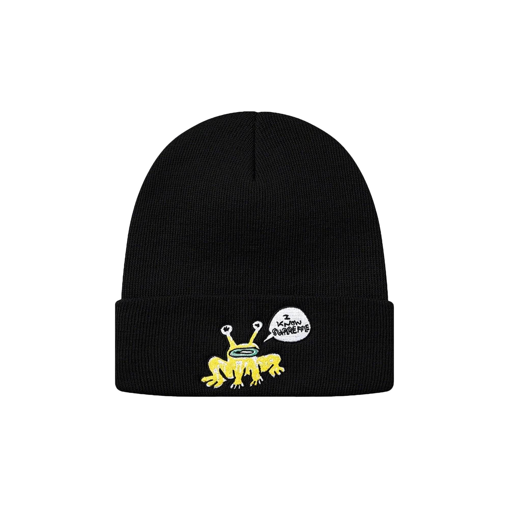 Supreme x Daniel Johnston Beanie 'Black' - 1