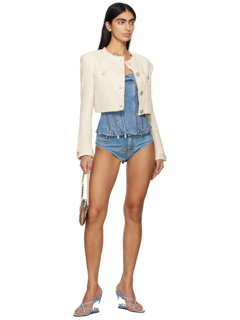 GCDS Off-White Cropped Jacket outlook